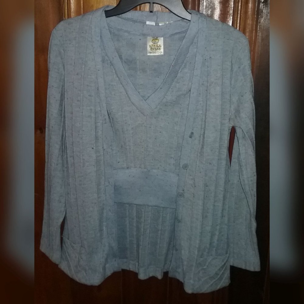 Vintage 70's Light Weight Sweater Set, MADE IN USA